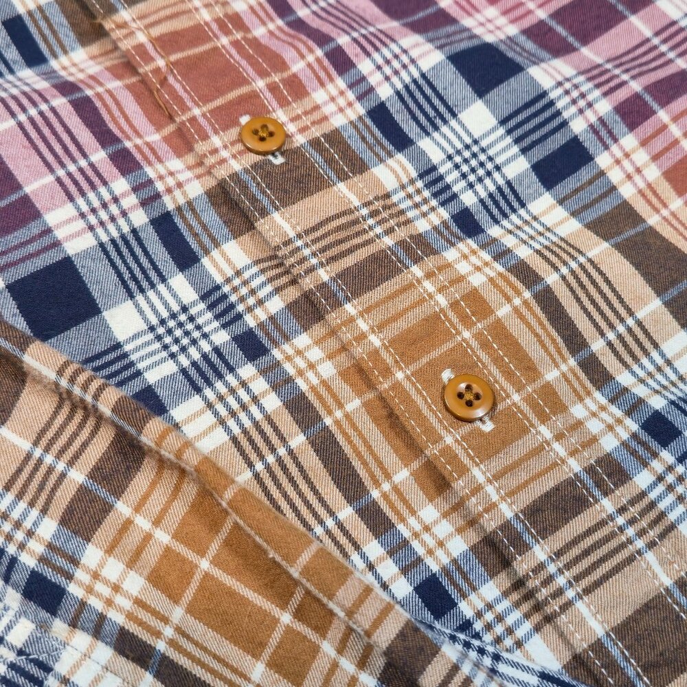 LL Bean Signature Men's Long-Sleeve Plaid Shirt Size M - Picture 3 of 7